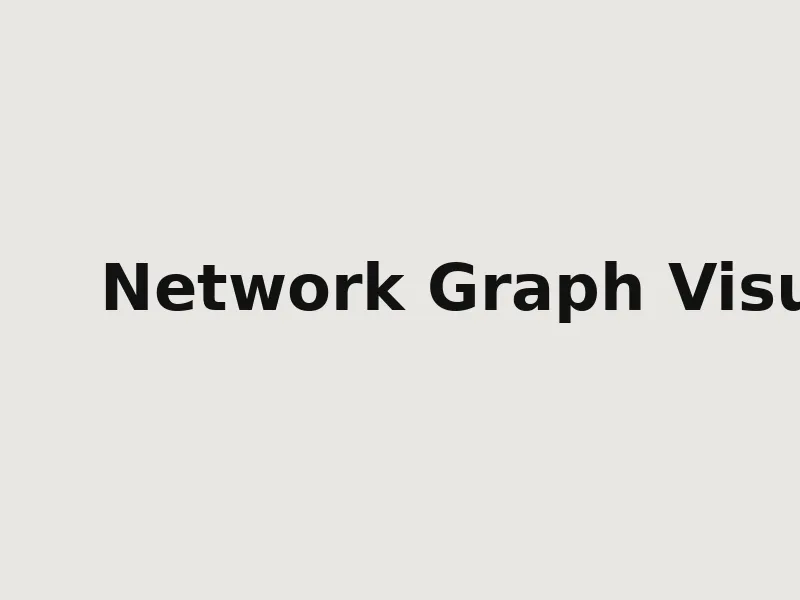 Network graph visualization